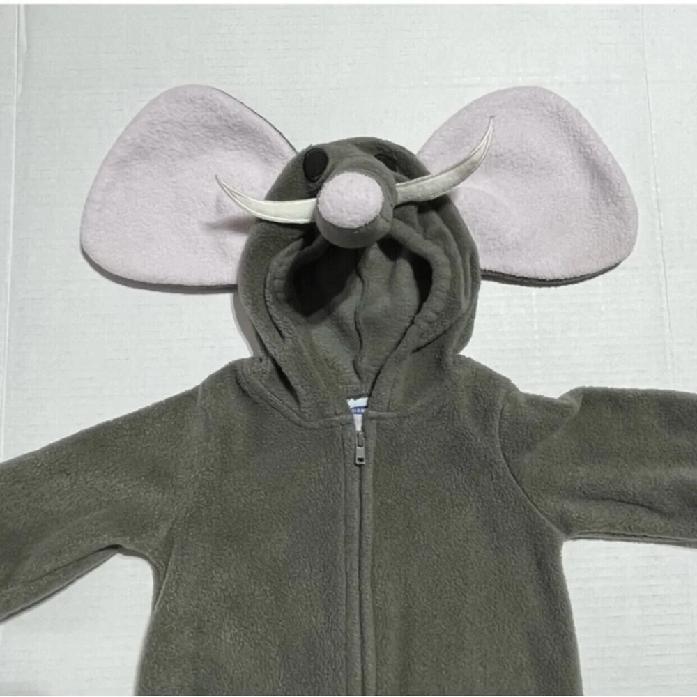 Vintage (2002) Old Navy fleece elephant costume 6-12 months